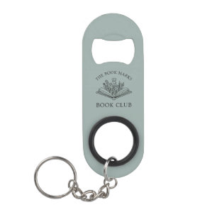 Porte-clé Décapsuleur Cadeau personnalisé au nom du club de lecture