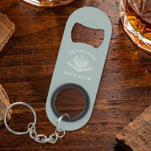 Porte-clé Décapsuleur Cadeau Personnalisé au Nom du Club de Lecture