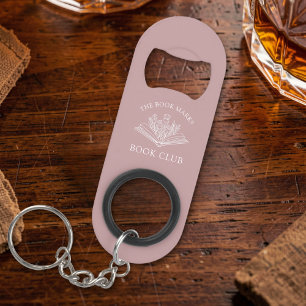 Porte-clé Décapsuleur Cadeau personnalisé au nom du club de lecture