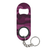 Porte-clé Décapsuleur Camo de couleur violette tyrienne (Dos)