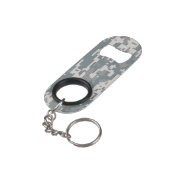 Porte-clé Décapsuleur Camo numérique (angle arrière)