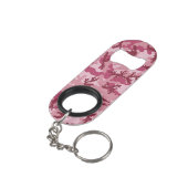 Porte-clé Décapsuleur Camouflage rose (angle arrière)