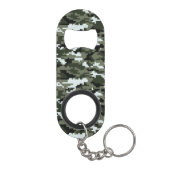 Porte-clé Décapsuleur Camouflage urbain numérique à 8 bits / Camo (Dos)