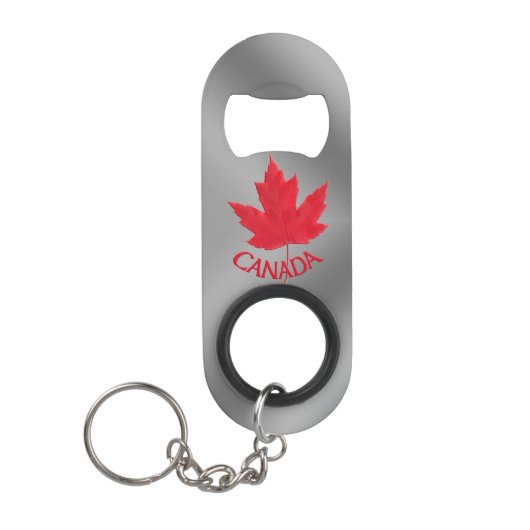 Porte-clé Décapsuleur Canada Bottiner Canada Maple Leaf Souvenirs (Devant)