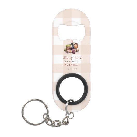 Porte-clé Décapsuleur Charcuterie Commission Vin & Fromage Fête des mari (Devant)