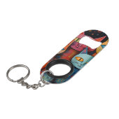 Porte-clé Décapsuleur Chat fantaisiste (Devant Angle)