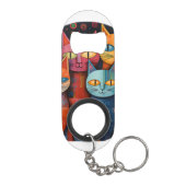 Porte-clé Décapsuleur Chat fantaisiste (Dos)