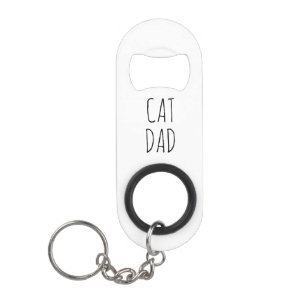 Porte-clé Décapsuleur "Chat Papa" Simple Farmhouse moderne