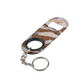 Porte-clé Décapsuleur Chert avec veines quartz (angle arrière)