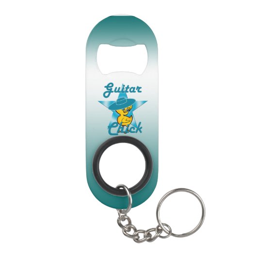 Porte-clé Décapsuleur Chick guitare #7 (Dos)