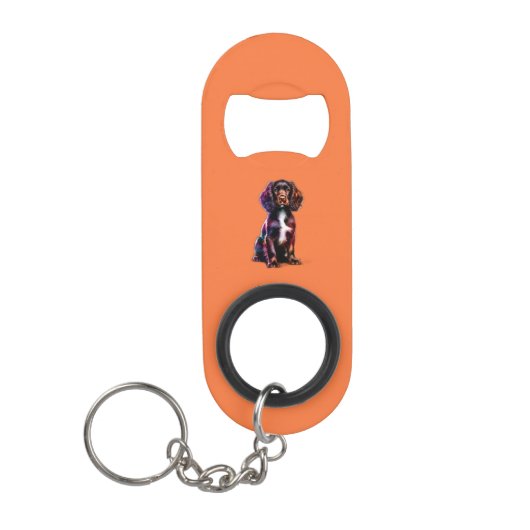 Porte-clé Décapsuleur Chien espagnol Boykin (Devant)