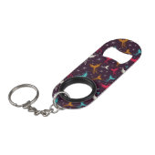 Porte-clé Décapsuleur Chiffre motif d'oiseaux de Phoenix (Devant Angle)