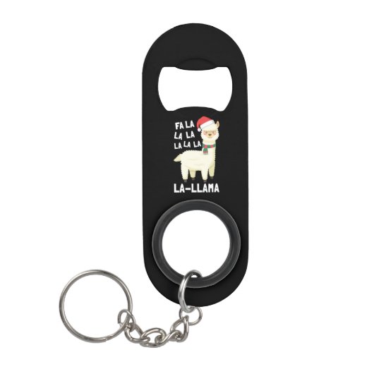 Porte-clé Décapsuleur Christmas Fa La Llama Essential (Devant)