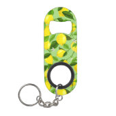 Porte-clé Décapsuleur Citron Aquarelle 3 (Devant)