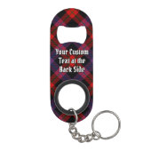 Porte-clé Décapsuleur Clan Brown Tartan (Dos)