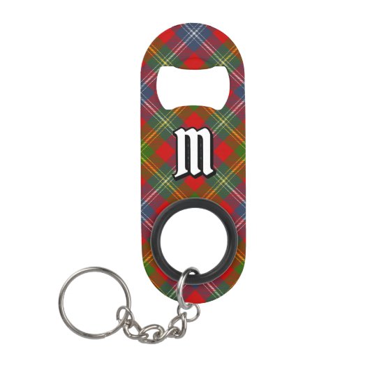 Porte-clé Décapsuleur Clan Forrester Tartan (Devant)