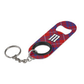 Porte-clé Décapsuleur Clan Hamilton Red Tartan Porte - clé Bottle Opener (Devant Angle)