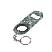Porte-clé Décapsuleur Clan MacDowall Tartan (angle arrière)