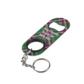 Porte-clé Décapsuleur Clan MacFarlane Chasse moderne Tartan (angle arrière)