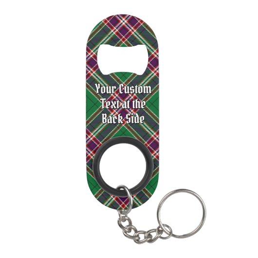 Porte-clé Décapsuleur Clan MacFarlane Chasse moderne Tartan (Dos)