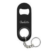 Porte-clé Décapsuleur Clavier de piano noir et blanc simple et élégant (Dos)