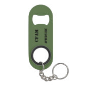 Porte-clé Décapsuleur Clavier du pilote WDYHC (Dos)