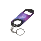 Porte-clé Décapsuleur Cluster de galaxie violette (angle arrière)