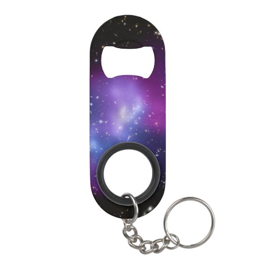 Porte-clé Décapsuleur Cluster de galaxie violette (Dos)