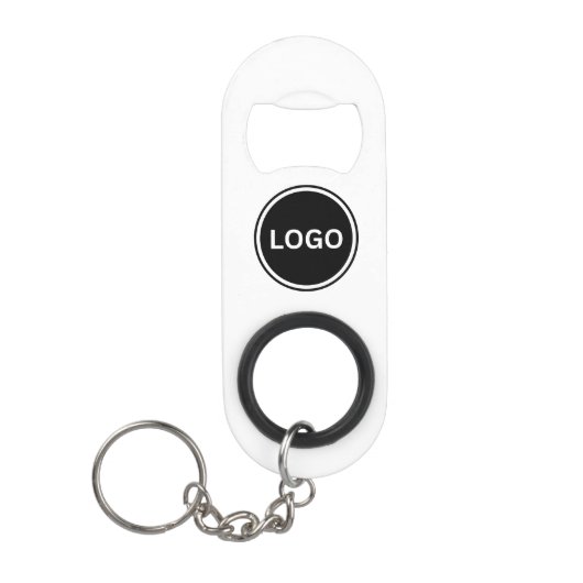 Porte-clé Décapsuleur Code QR professionnel Logo Moderne (Devant)