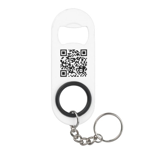 Porte-clé Décapsuleur Code QR professionnel Logo Moderne (Dos)