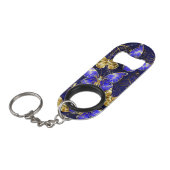Porte-clé Décapsuleur Composition avec papillons Sapphire (Devant Angle)