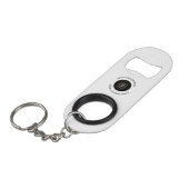 Porte-clé Décapsuleur Conception de branding commercial de code QR avec (Devant Angle)