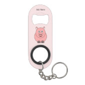 Porte-clé Décapsuleur Conception de porc personnalisée (Dos)