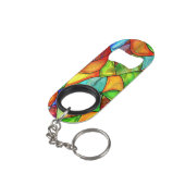 Porte-clé Décapsuleur Conception de verre tendu (angle arrière)