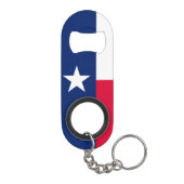 Porte-clé Décapsuleur Conception du drapeau de l'État du Texas (Dos)