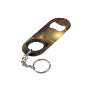 Porte-clé Décapsuleur Connexion intime Art Abstrait (angle arrière)