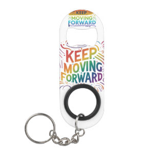 Porte-clé Décapsuleur Continuez à avancer Porte - clé d'ouverture de min
