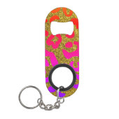 Porte-clé Décapsuleur Cool Rose or violet (Devant)