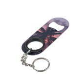 Porte-clé Décapsuleur Coucher du soleil tropical brillant (angle arrière)