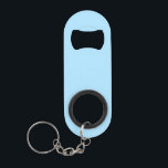 Porte-clé Décapsuleur Couleur solide bleu glace | Classique | Élégant<br><div class="desc">Couleur solide bleu glace | Classique | Élégant | tendance | Style | Cadeau</div>