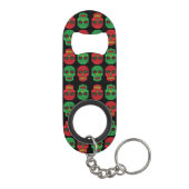 Porte-clé Décapsuleur Crânes de sucre de Noël (Dos)