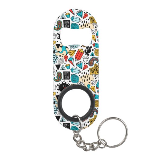 Porte-clé Décapsuleur Crazy head (Dos)