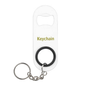 Porte-clé Décapsuleur Créez votre personnalisation 1,5"l x 4,25"L x 0,12