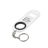 Porte-clé Décapsuleur Créez Votre Propre Accessoire (angle arrière)