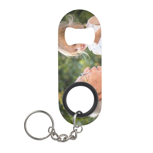 Porte-clé Décapsuleur Créez votre propre photo (Devant)