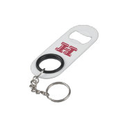 Porte-clé Décapsuleur Crimson and White Stainless Keychain Bottle Opener (angle arrière)