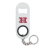 Porte-clé Décapsuleur Crimson and White Stainless Keychain Bottle Opener (Dos)