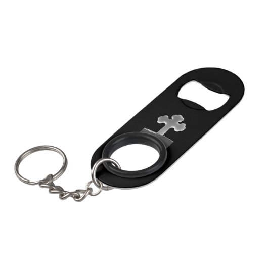 Porte-clé Décapsuleur Croix (Devant Angle)