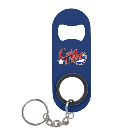 Porte-clé Décapsuleur Cuba Libre Motto (Devant)