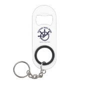 Porte-clé Décapsuleur Custom Captain Boat Nautical Gift (Devant)